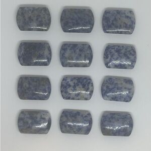 Sodalite Rectangle Beads Lot of 12